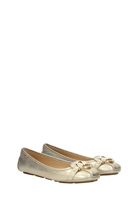 michael kors gold ballet flats|michael kors ballet flats sale.